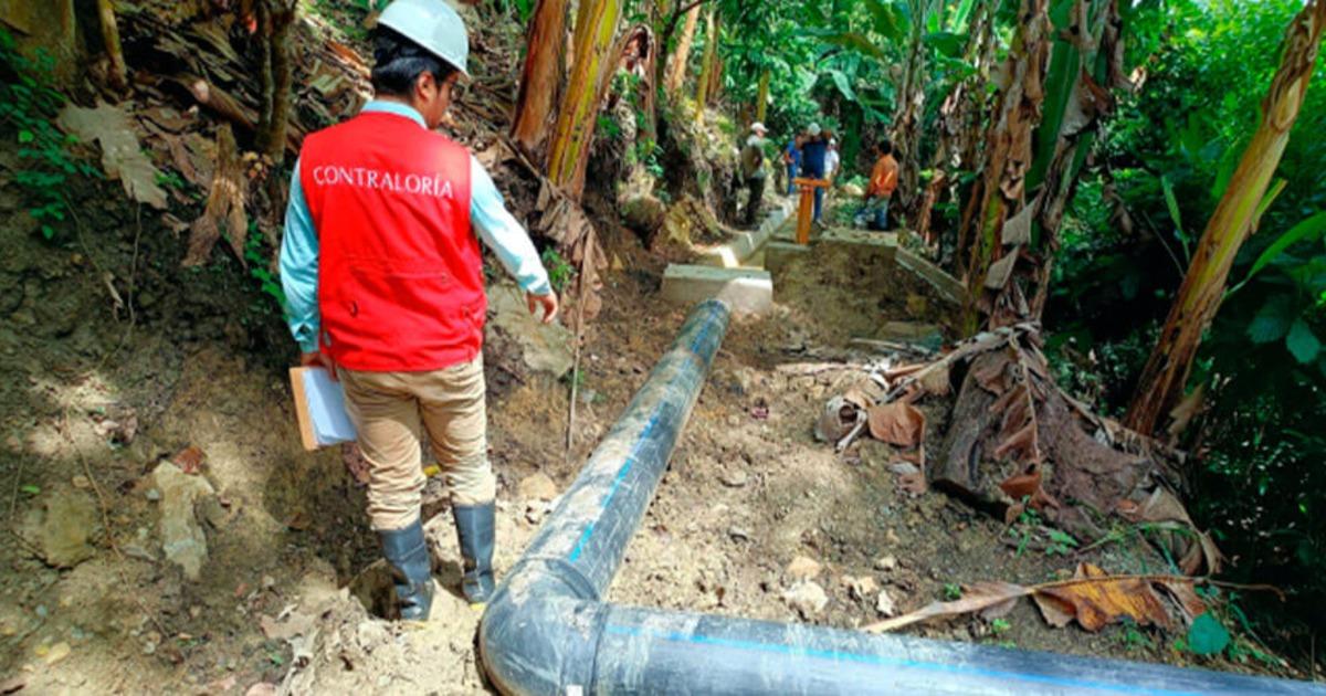 Contraloría alerta deficiencias en obra de riego de S/5.7 millones en Bagua