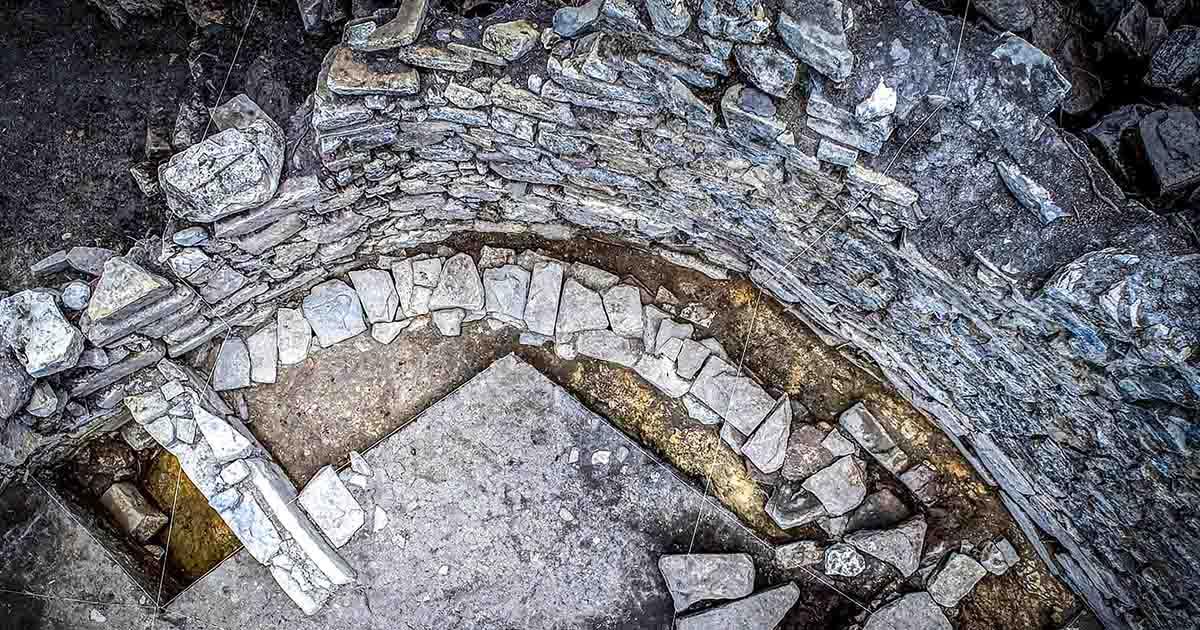UNTRM registra evidencias de ductos prehispánicos en el sitio arqueológico Ollape