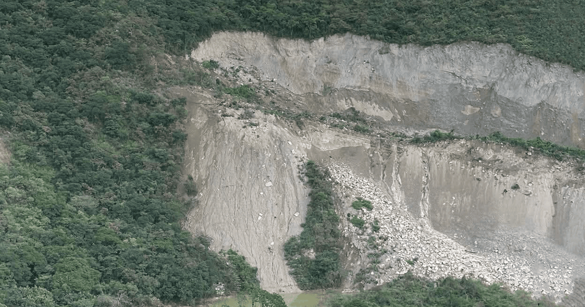Deslizamiento de cerro amenaza a caserío Nuevo Cangrejal en Bagua Grande