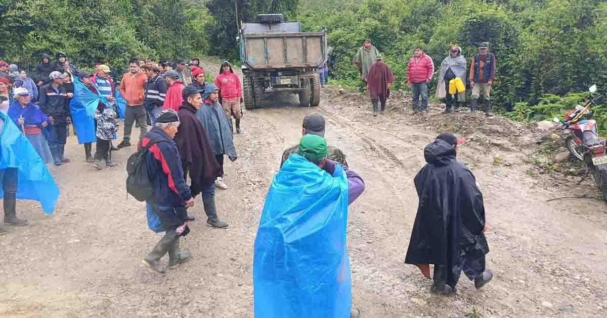 Ciudadanos de Bongará piden atención al Eje Vial III